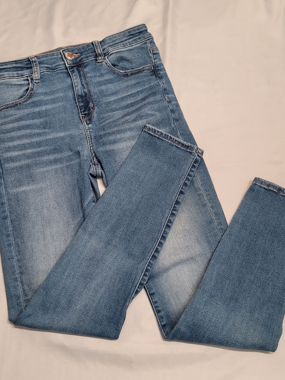 American Eagle Hi Rise Jegging Jeans Size 10 Blue Next Level Stretch